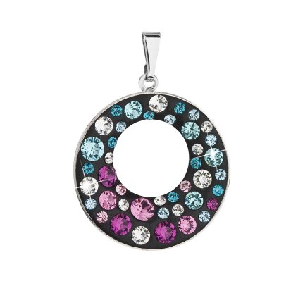 20927 privesek bizuterie se swarovski krystaly fialovy kulaty 54026 3