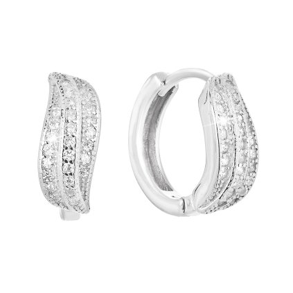 24164 stribrne nausnice kruhy se zirkonem v bile barve 11326 1