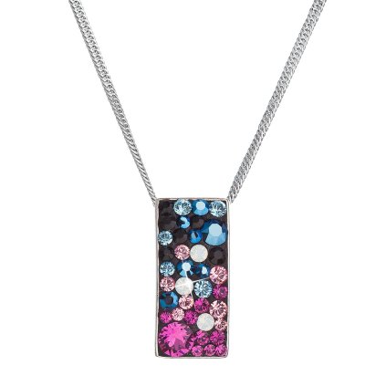 26546 stribrny nahrdelnik se swarovski krystaly obdelnik 32074 4 galaxy
