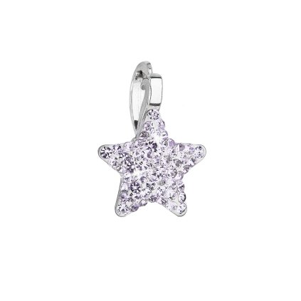 27878 stribrny privesek s preciosa krystaly fialova hvezdicka 34259 3 violet