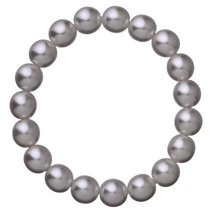 28688 perlovy naramek sedy 56010 3 grey