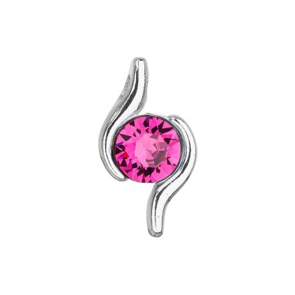28790 stribrny privesek se swarovski krystalem ruzovy 34261 3 fuchsia