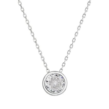 29336 stribrny nahrdelnik s cirym zirkonem 12051 1 crystal