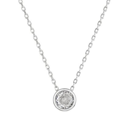 29342 stribrny nahrdelnik s cirym zirkonem 12052 1 crystal