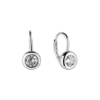 32975 stribrne nausnice visaci se zirkonem 11548 1 crystal