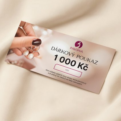 TIŠTĚNÉ dárkové poukazy