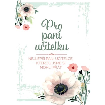 pro pani ucitelku