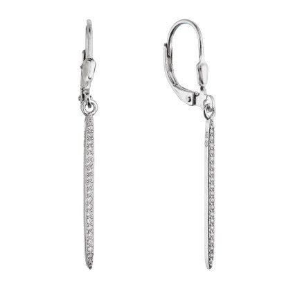 Stříbrné dlouhé náušnice 11699.1