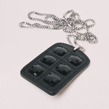 Náhrdelník se Swarovski černými krystaly 34135.3