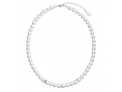 Perlový náhrdelník bílý 32012.1