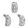 16919 sada sperku s krystaly swarovski nausnice a privesek bily obdelnik 39116 1