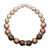 Perlový náramek hnědý 33016.3