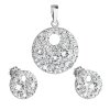 17774 sada sperku s krystaly swarovski nausnice a privesek bile kulate 39148 1