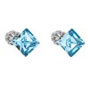 17912 stribrne nausnice pecka s krystaly swarovski modry ctverec 31065 3 aqua