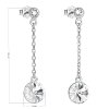 20570 2 stribrne nausnice visaci s krystaly swarovski bile kulate 31270 1