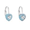 22034 stribrne detske nausnice visaci se zirkonem modre srdce 11216 3