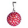 23048 stribrny privesek s krystaly cerveny kulaty 734080 4