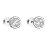 23108 stribrne nausnice pecka se zirkonem bile kulate 11078 1