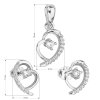 23402 1 sada sperku se zirkonem nausnice a privesek bile srdce 19003 1