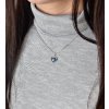23792 1 stribrny privesek s tmave modrou matnou swarovski perlou srdce 34246 3