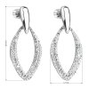 24035 1 stribrne nausnice visaci s krystaly swarovski bile 31222 1