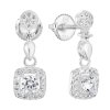 24173 stribrne nausnice visaci se zirkonem v bile barve 11329 1