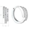 24416 2 stribrne nausnice kruhy se zirkonem v bile barve 11240 1