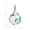 25994 2 stribrny privesek s krystaly swarovski ab efekt kulaty 34253 2