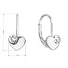 26630 2 stribrne visaci nausnice se swarovski krystaly srdicka 31299 1 bile
