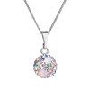 Stříbrný náhrdelník se Swarovski krystaly 32086.3 magic rose