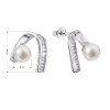 29855 2 stribrne nausnice visaci s bilou ricni perlou a zirkony 21074 1