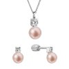 31496 perlova souprava se zirkony a ruzovou ricni perlou 29079 3b pink
