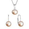 31505 perlova souprava s oranzovou ricnou perlou 29081 3 peach