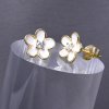 Pozlacené náušnice kytičky 11753.1