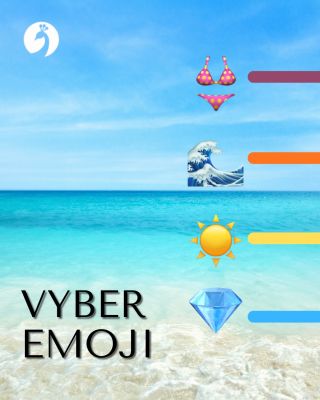 Vyber si jedno emoji: 👙 🌊 ☀️ 💎 Nepřemýšlej. Prostě to, které tě přitáhne jako první. Teď napiš svůj výběr do komentáře 👇...