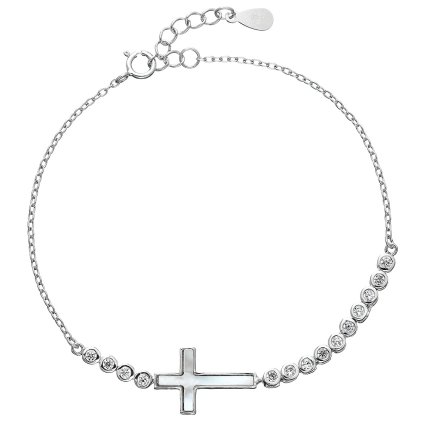 26414 stribrny naramok so zirkónmi krízok 13016 1