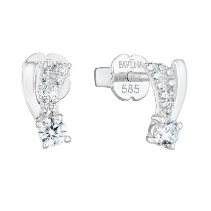 26918 zlate nausnice 81008 1 biele zlato s briliantom