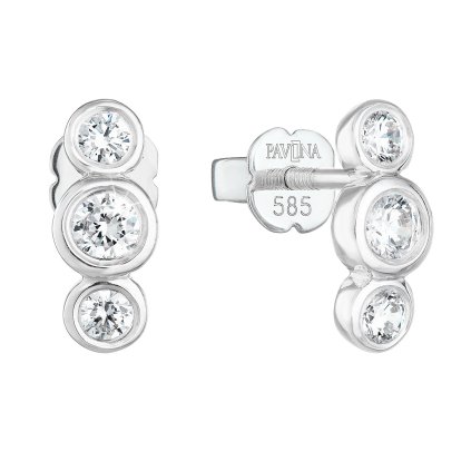 26921 zlate nausnice 81009 1 biele zlato s briliantom