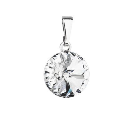27653 prívesok bizutéria s preciosa kryštálom biely guľaty 54043 1