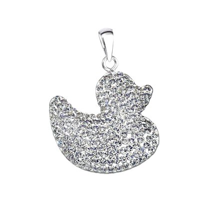 27752 strieborný prívesok s kryštálmi swarovski kacenka 74094 1