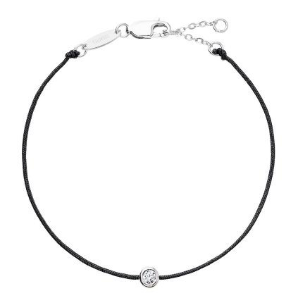 27824 kabbalah čierny náramok proti uhranutiu striebornej guľaty 13005 3