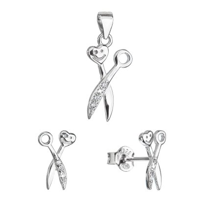 28292 sada šperku so zirkónmi nausnice a prívesok bielej núzky 19033 1