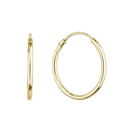 29432 pozlátené stribrne nausnice kruhy 61002