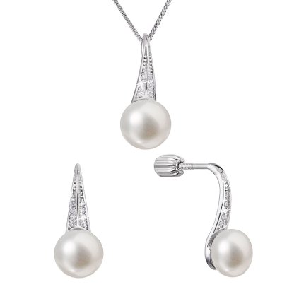 29846 perlova súprava z ricnych perál a zirkónu biela 29045 1b