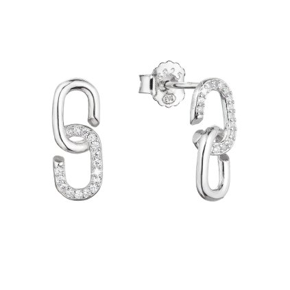 30047 stribrne nausnice visiace ocka so zirkónmi 11439 1 crystal