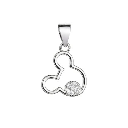 30068 stribrny prívesok mys mickey so zirkónmi 14012 1