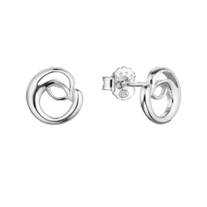 30128 stribrne nausnice kôstky guľate 61015