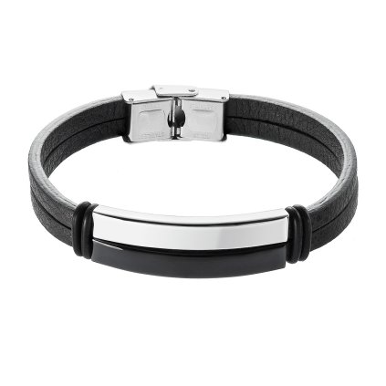 30227 naramok pansky cerna kozenka s oceľovou ozdobou 43028 3 cerny