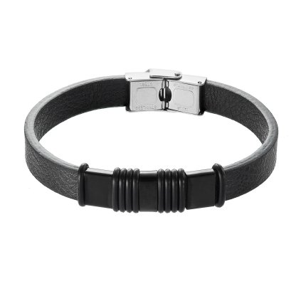 30248 naramok pansky z čiernej kozenky 43034 3 čierne