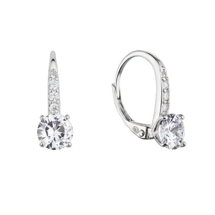 31085 stribrne nausnice visiace so zirkónmi bielej 11450 1
